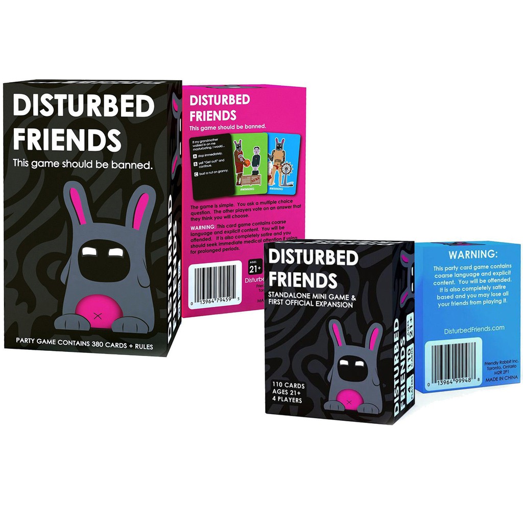 Disturbed Friends Card Game