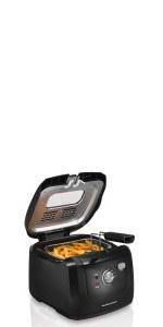 Hamilton Beach Electric Deep Fryer, Cool Touch Sides Easy to Clean Nonstick Basket, 8 Cups / 2 Liters Oil Capacity 35021 - Image 2