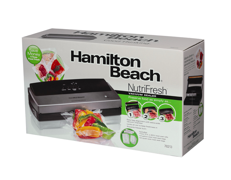 HAMILTON BEACH NUTRIFRESH™ VACUUM SEALER MODEL: 78214