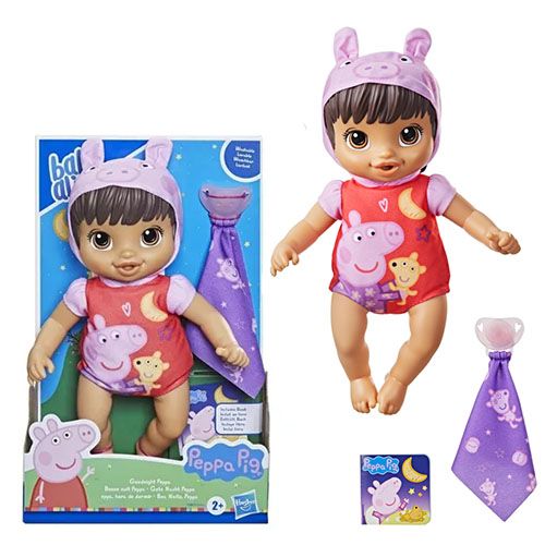 Baby Alive Goodnight Peppa Pig Brown Hair