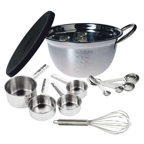 EUROHOME 11 Piece Stainless Steel Mix & Measure Set