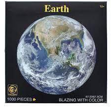 Toynk Earth 1000 Piece Round Jigsaw Puzzle