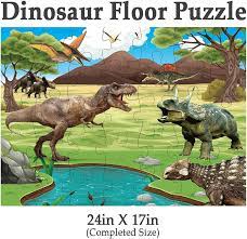 35pcs Jumbo Puzzle Jigsaw Floor For Kids DINOSAUR