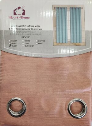 Heart & Home Curtain (54″ x 90″) – Blush Style 003