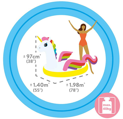 Intex Enchanted Unicorn Ride-On - Image 4