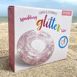 Intex Sparkling Glitter Inflatable Pool Ring - Pink Glitter (56274NP)