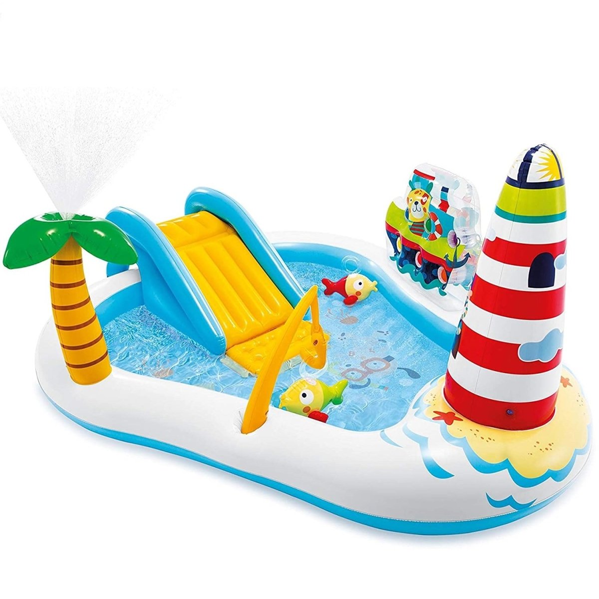 Intex Fishing Fun Play Center Inflatable Kiddie Pool (57162NP) - Image 2