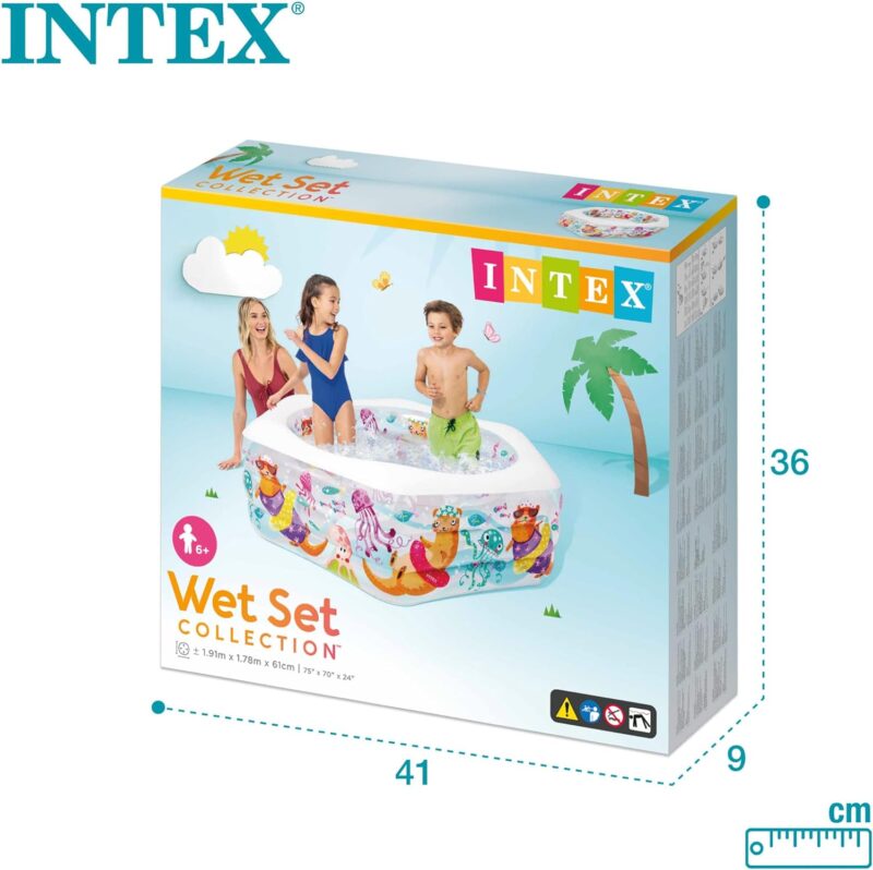 Intex Wet Set Collection - Happy Otter Inflatable Pool (56493NP) - Image 7