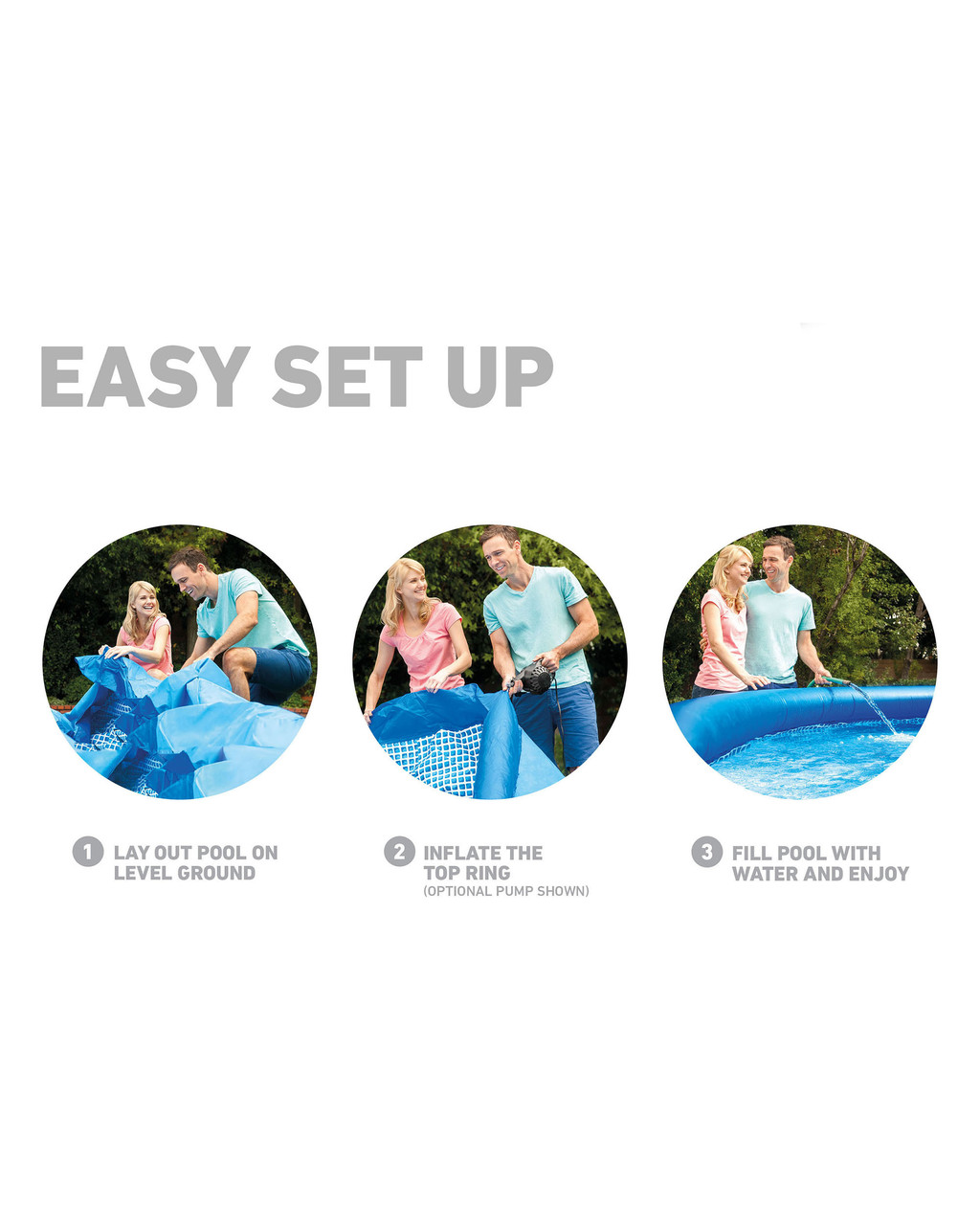 Intex Easy Set Inflatable Pool w/ Filter Pump - 15Ft x 33" (28157EH) - Image 6
