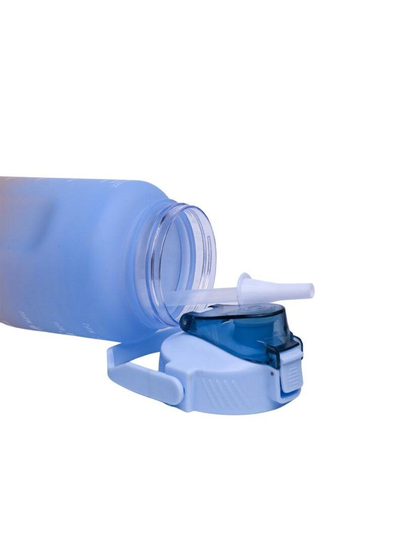 Motivational Travel Water Bottle 400ml – Blue Orange - Image 5