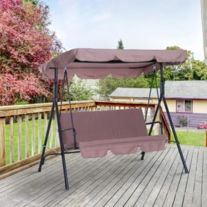 3 Seater Swing Set (Brown)