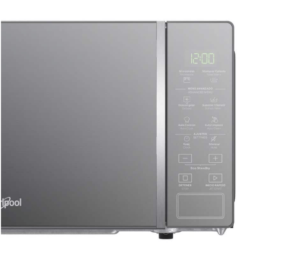 Whirlpool 0.7 cu.ft. Silver Gray Countertop Microwave - Image 3