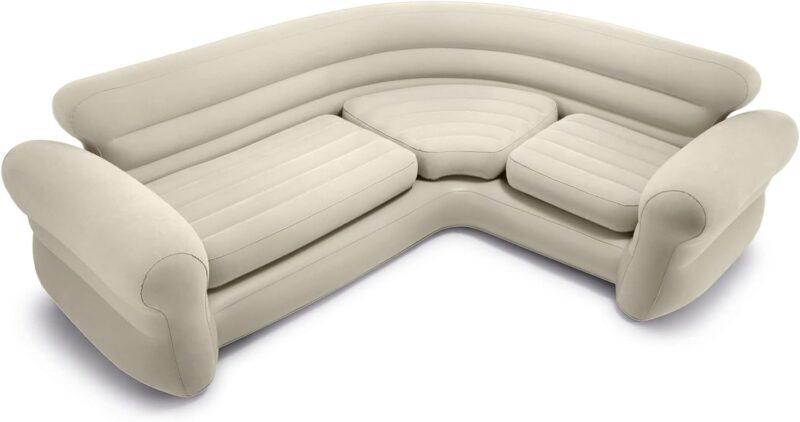 Intex Inflatable Corner Sofa, 101" X 80" X 30" - Image 4