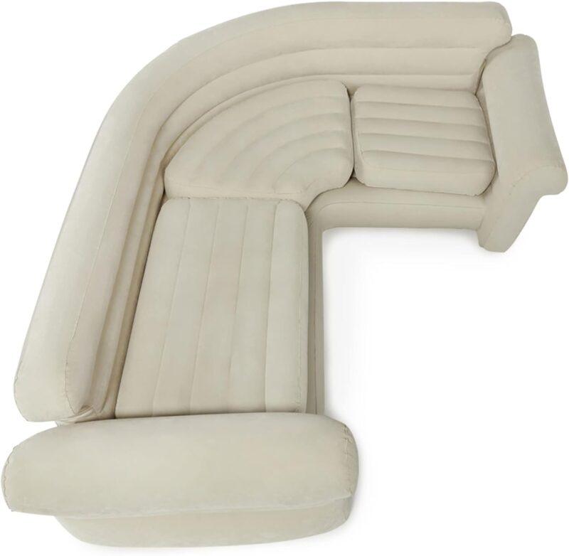 Intex Inflatable Corner Sofa, 101" X 80" X 30" - Image 6