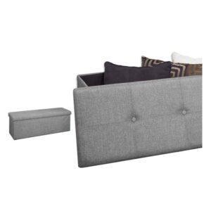 Kennedy Collapsible Storage Ottoman - 112x38x38 cm