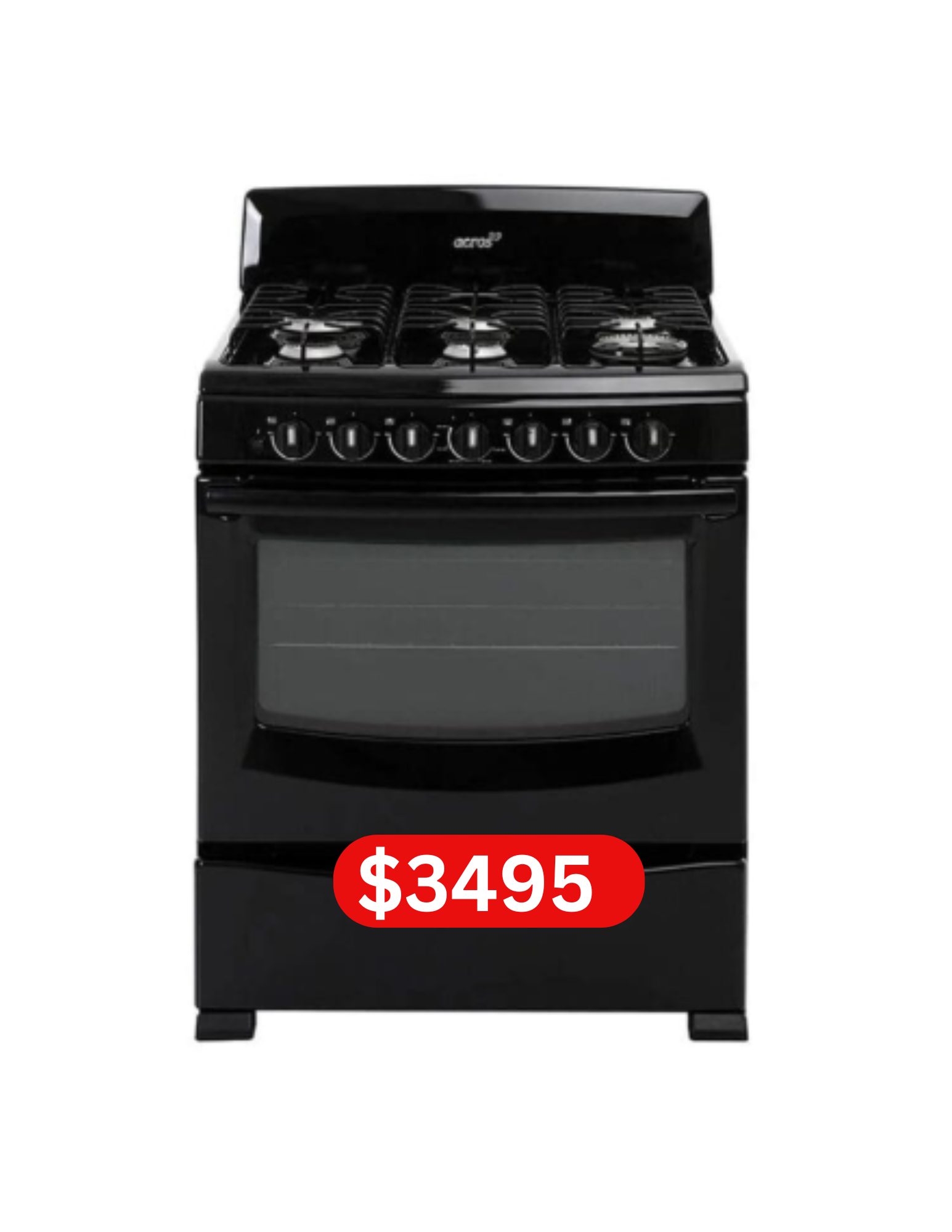 ACROS 30 INCH 6 BURNER GAS STOVE